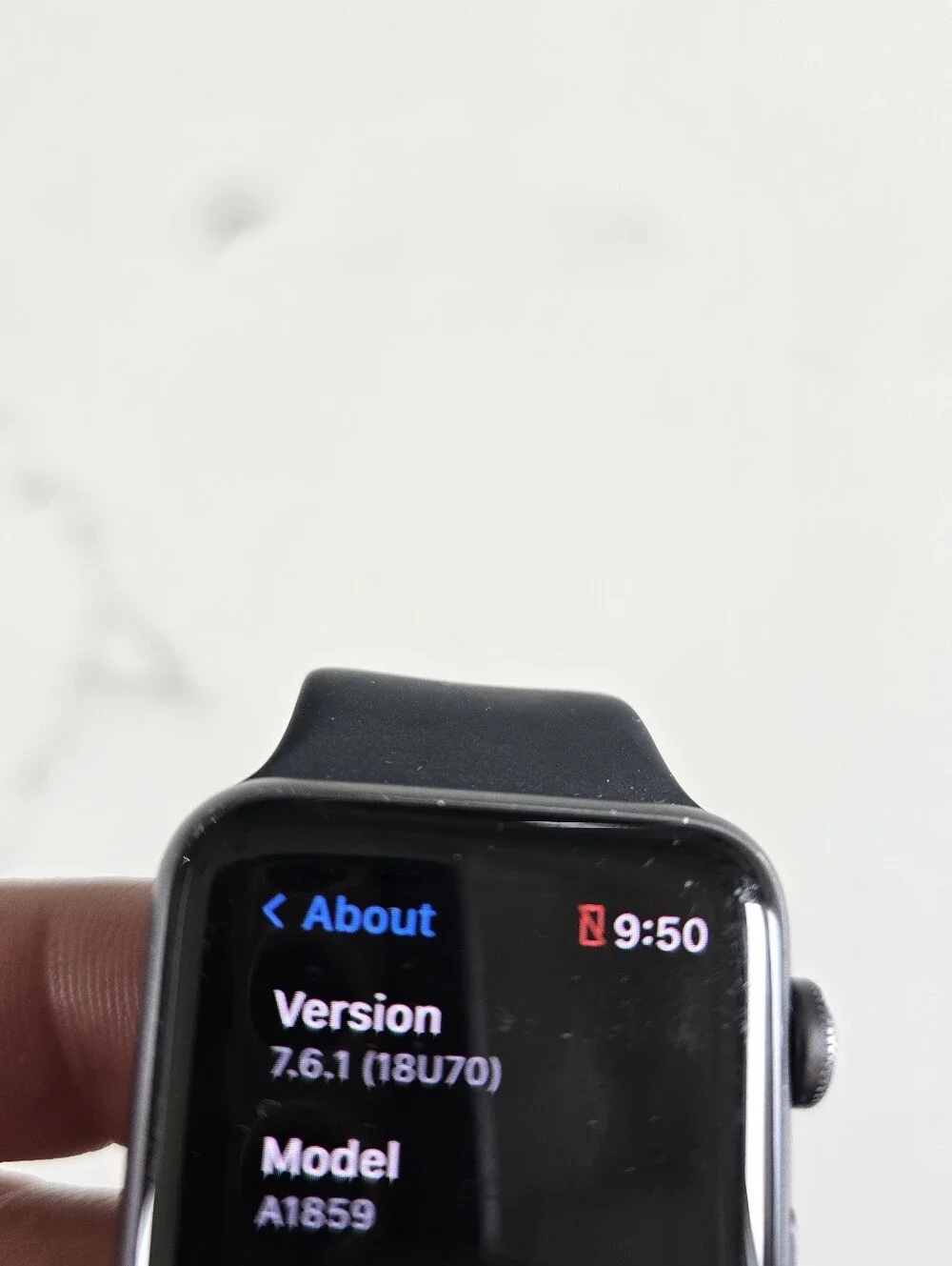 Apple Watch Series 3 Black Alluminum Case 42mm Used no charger